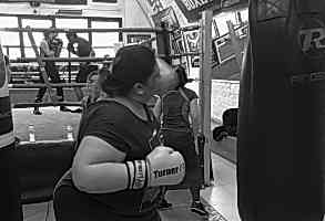 Beat obesity boxing class, south london